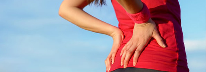 Low back pain caused by strain and treatment